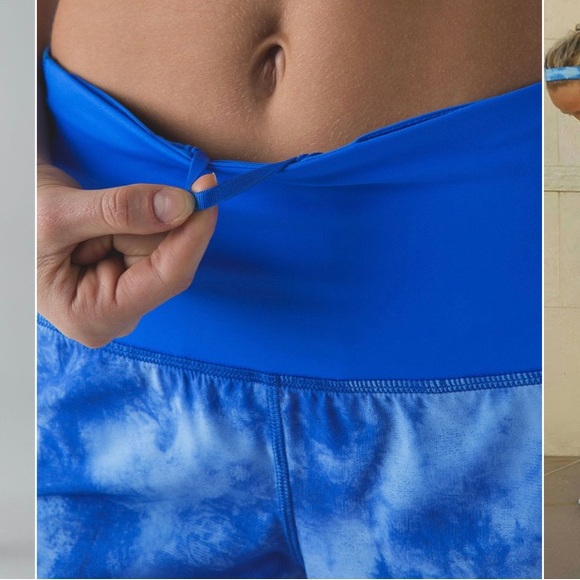 Lululemon Speed Short Tidal Trip Pipe Dream Blue Pipe Dream Blue Tye Dye - Picture 13 of 13